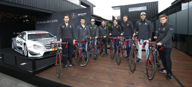 Neue Trainingsgeräte für das Mercedes-AMG DTM Team: Rotwild-Rennräder für die Fitness!