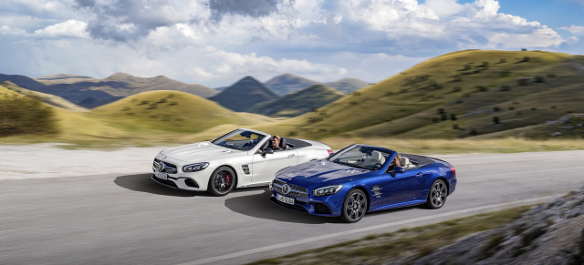 Der neue Mercedes-Benz SL: Ab 16. April on the road!: Der neue Mercedes-Benz SL kommt dynamischer denn je in Fahrt