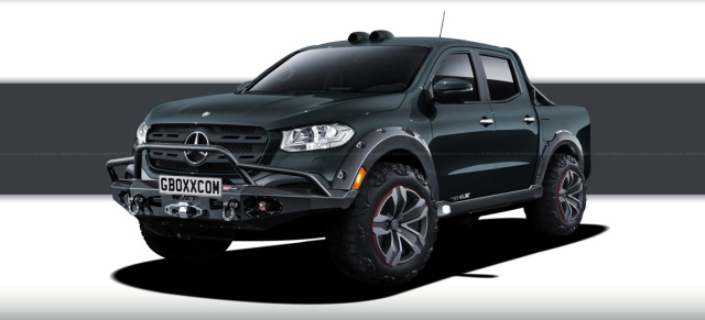 Mercedes-Benz X-Klasse: "Abwegige" Vorstellung: Mercedes-Benz X-Klasse Offroad (Rendering)