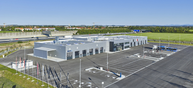 Mercedes-Nutzfahrzeugzentrum München Aschheim in Betrieb genommen: Neuer Service-Standort für Lkw, Busse und Transporter
