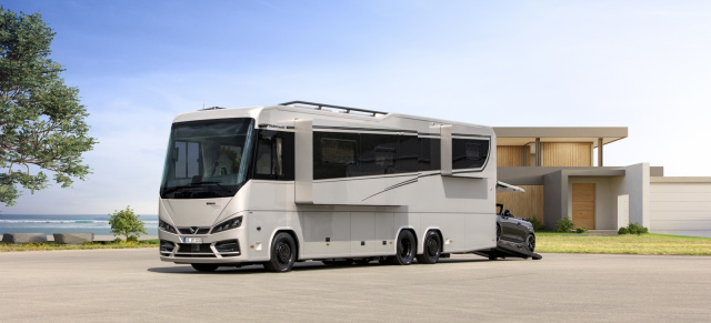 VARIO Perfect ASSOLUTO: Luxusreisemobil auf Mercedes-Actros-Basis: Luxus-Suite auf Rädern