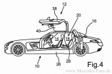 Mercedes Geheimnis gelüftet: 4 türiger SLS AMG in Planung: Beim Deutschen Patentamt wurde von der Daimler AG ein 4-türiger Supersportwagen als Erfindung angemeldet