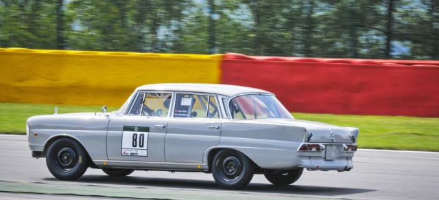 17.-19.10.: Rennheckflosse bei 10. Westfalen Trophy  : Werksrennwagen von Mercedes-Benz Classic fährt im Zwei-Stunden-Rennen um den Dunlop FHR Langstreckencup