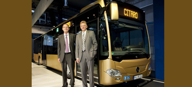 Omnibus-Weltpremiere: Der neue Mercedes-Benz Citaro ist da!: Neue Generation des erfolgreichsten Linienbusses aller Zeitenin Mannheim vorgestellt 