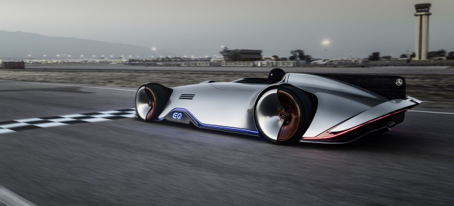 Mercedes-Benz Showcar: Premiere in Pebble Beach:   Vision EQ Silver Arrow