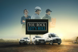 Mercedes-Benz Vans startet europaweite Kampagne: „You rock, let’s roll!“: Neue Marketingkampagne für Mercedes-Benz Transporter