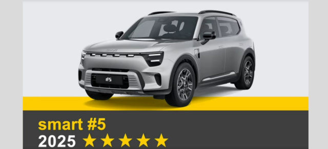 smart #5 im Crash-Test: Euro NCAP vergibt 5 Sterne für das smart(e) SUV