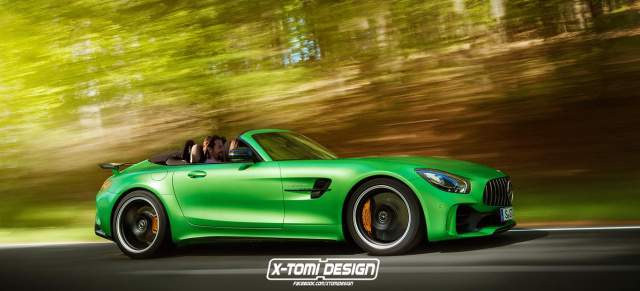 Mercedes von morgen: Mercedes-AMG GT R Roadster: Rendering: So frisch könnte der Mercedes-AMG GT R ins Rollen kommen