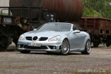 Mercedes Roadster: SLK mit schönem Schein (R171)	: 2006er Mercedes SLK 280 im Kleid des AMG SLK 55