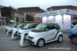 Der Berg ruft: smart fortwo electric drive startet bei ADAC eRallye in Südtirol : Sechs smart Stromer nehmen an dem bergigen Rennen teil