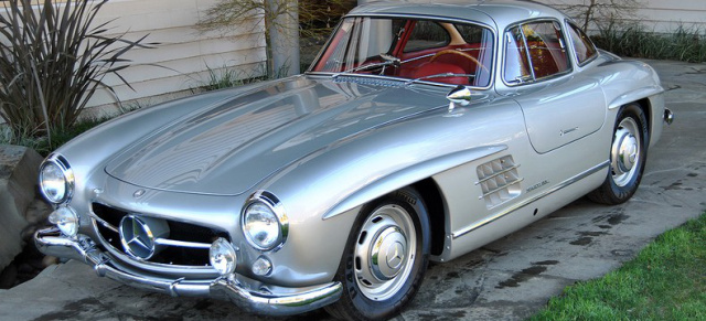 1. Hand und nur 45.687 Meilen: 1954 Mercedes-Benz 300 SL Flügeltürer: RKM-Auction versteigert raren Mercedes-Benz Oldtimer