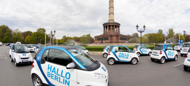 Car2go und Berlin: jetzt 1200 Fahrzeuge: Bereits mehr als 24.000 car2go Nutzer in der Hauptstadt