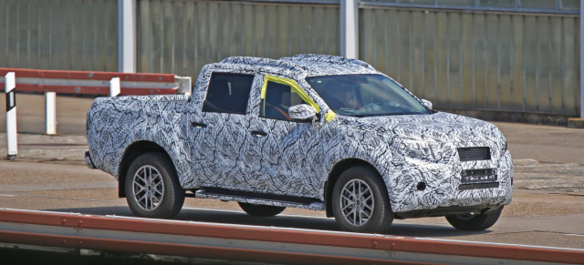 Erlkönig-Premiere: Mercedes-Benz Pickup: Spy Shot Debüt: Aktuelle Bilder vom kommenden Mercedes-Benz Pickup für 2017