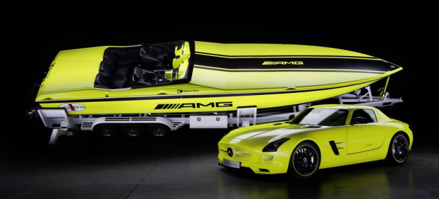 E-Zigarette mit AMG Flavor: AMG inspiriertes Powerboat macht elektrisch die Welle: Concept Cigarette AMG Electric Drive - Das weltweit stärkste Powerboat mit Elektroantrieb